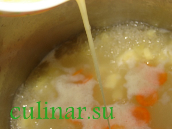 Яично-вермишелевый суп