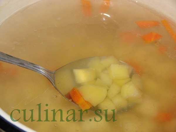 Яичный суп с картофелем