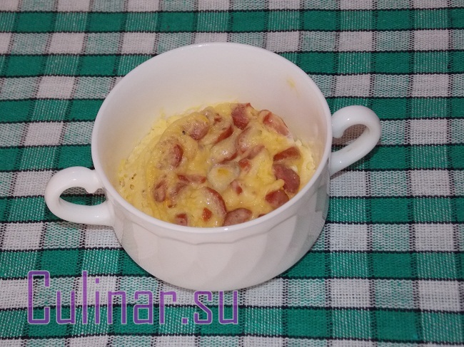 Омлет с колбасой и сыром за 5 минут – culinar.su